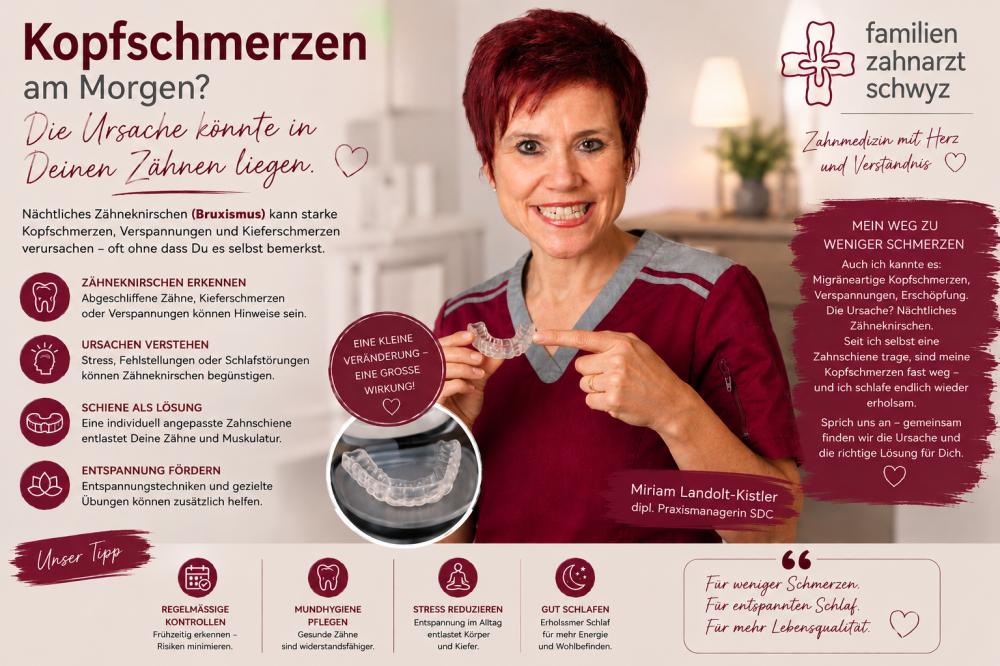 Kopfschmerzen am Morgen? Die Ursache könnte an Deinen Zähnen liegen?